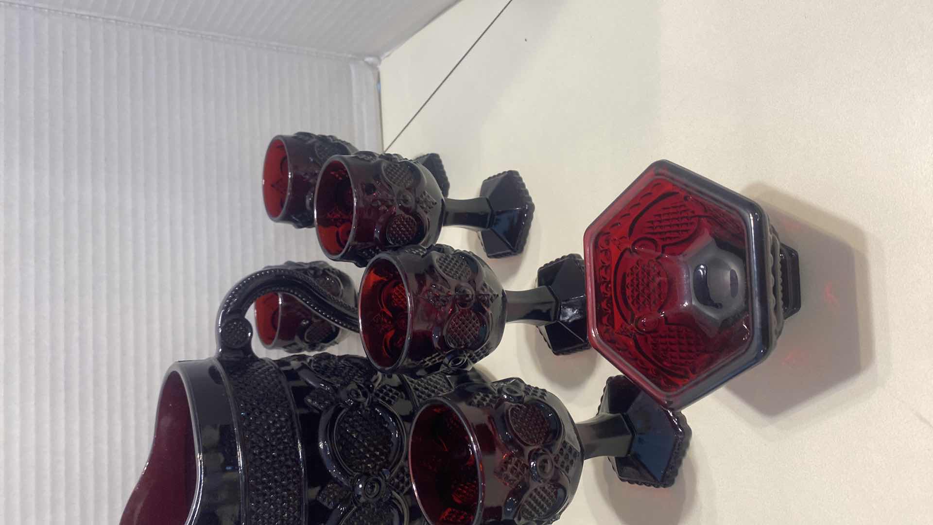 Photo 1 of AVON 1876 CAPE COD COLLECTION GLASS WARE 14 PIECES