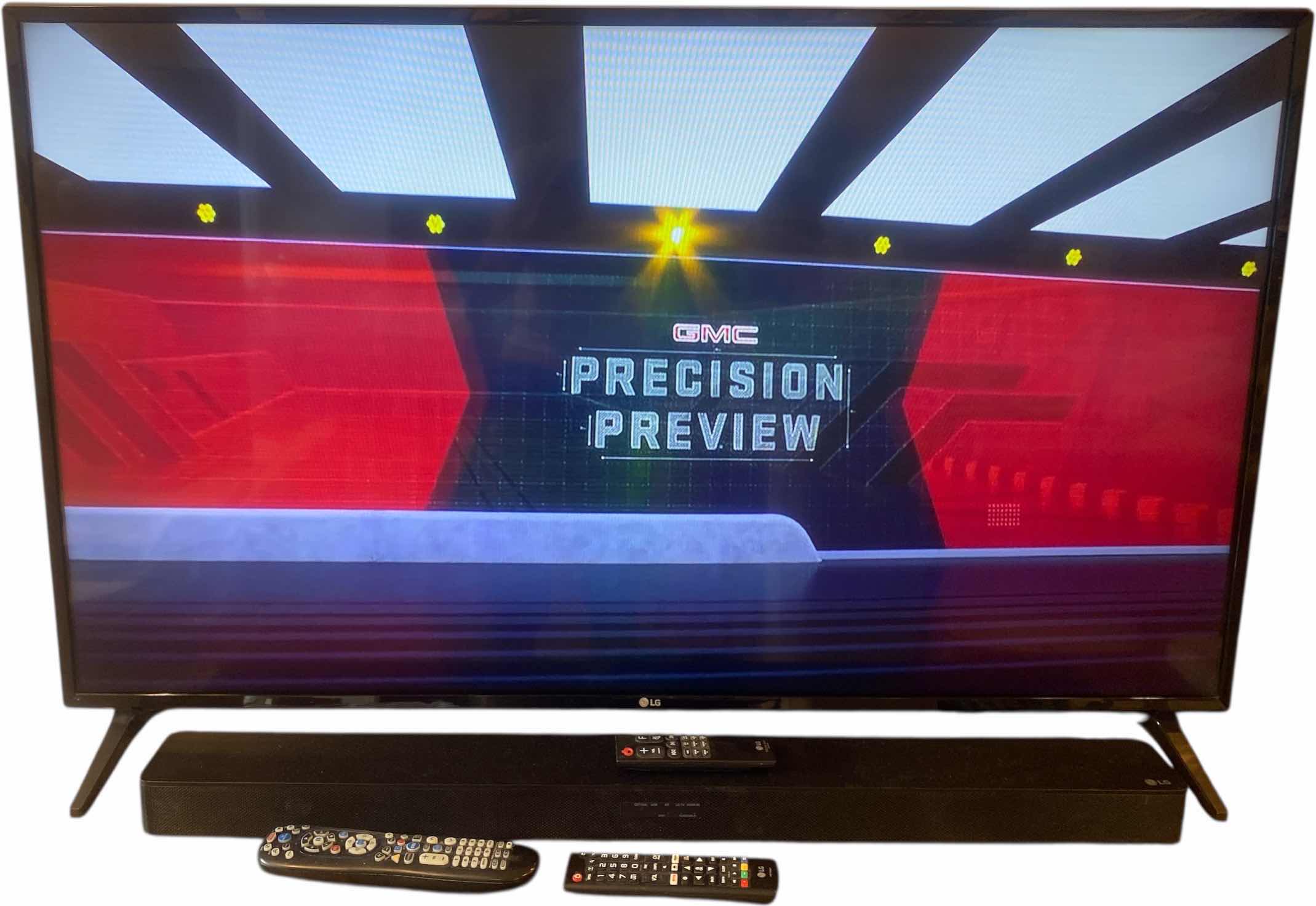 Photo 1 of 48” LG TV WITH REMOTE 2017 (sound bar sold separately)