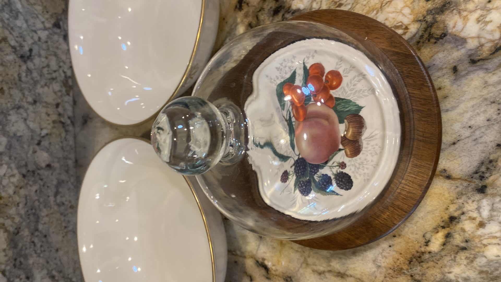 Photo 1 of 2 - AVON PRESIDENTS BOWLS 9 1/2” & DOMED CHEESE SERVER