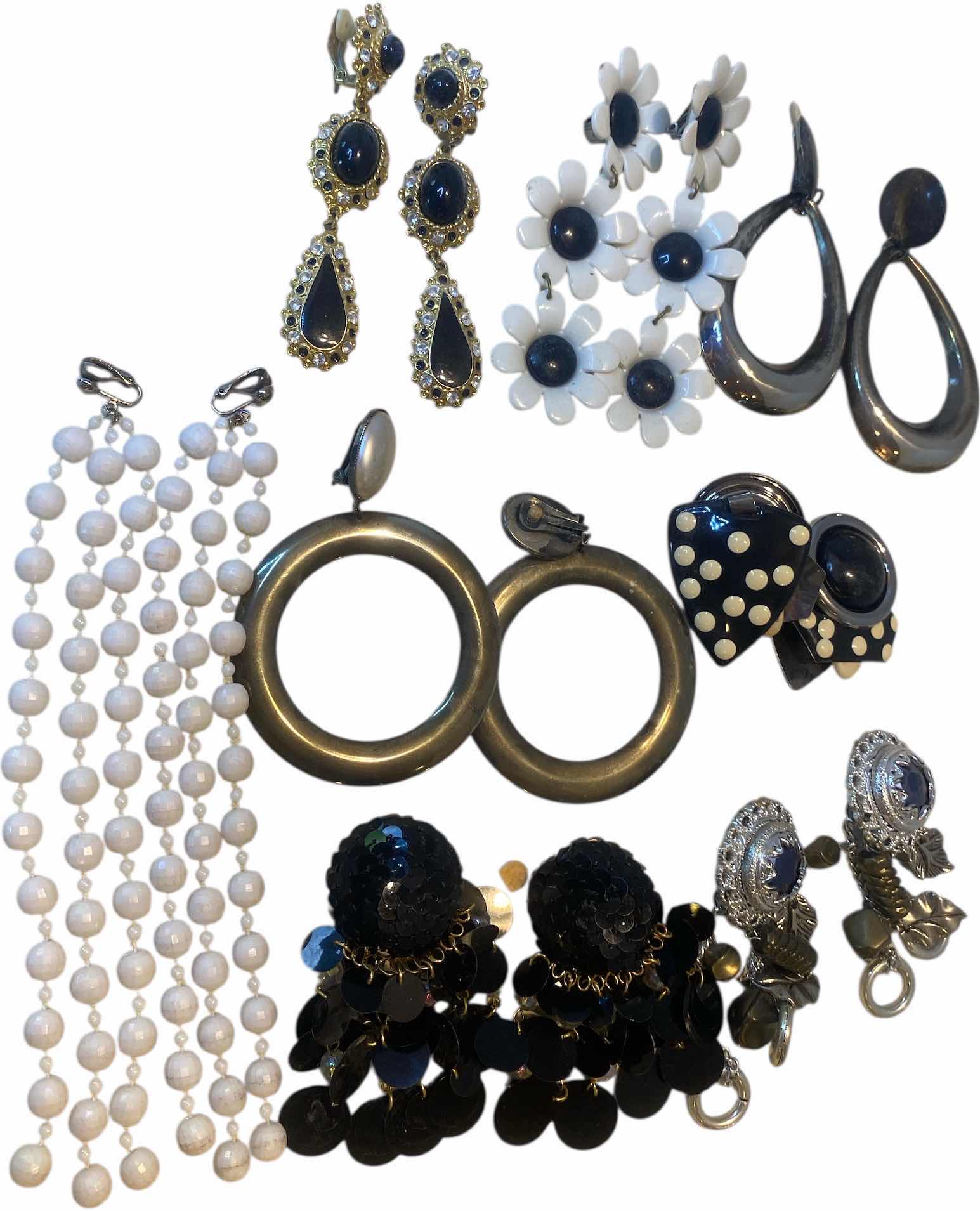 Photo 1 of 8 - CLIP ON EARRINGS FASHION JEWELRY