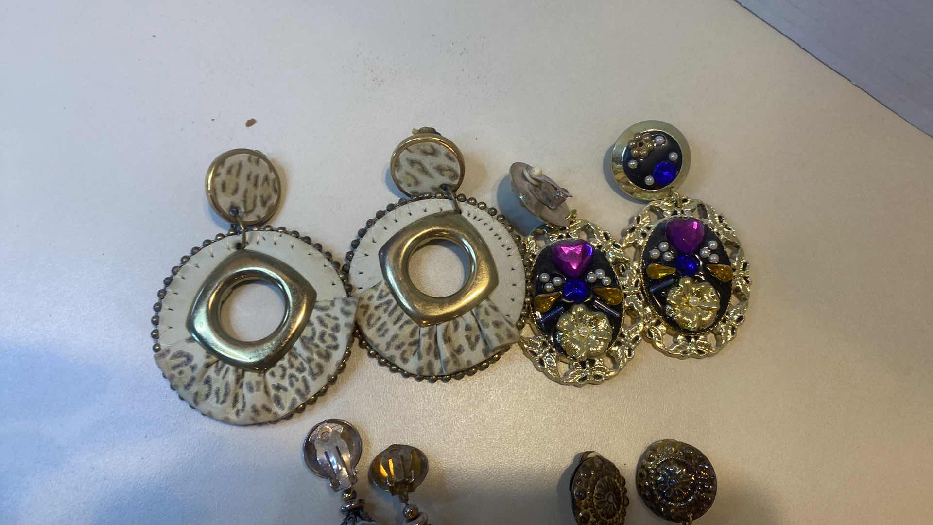 Photo 1 of 8 - CLIP ON EARRINGS FASHION JEWELRY