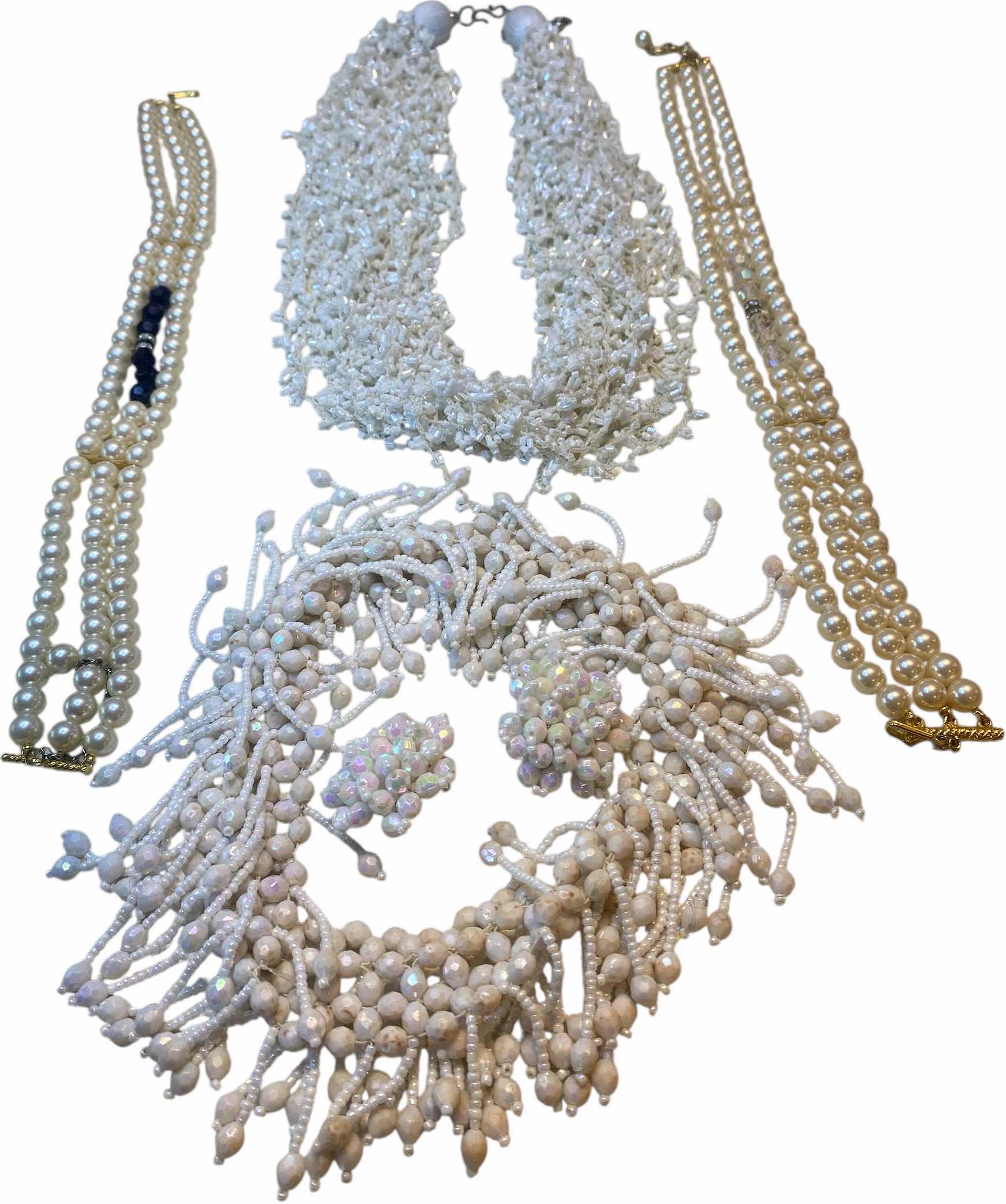 Photo 1 of 4 - NECKLACES & 1 EARRINGS FASHION JEWELRY