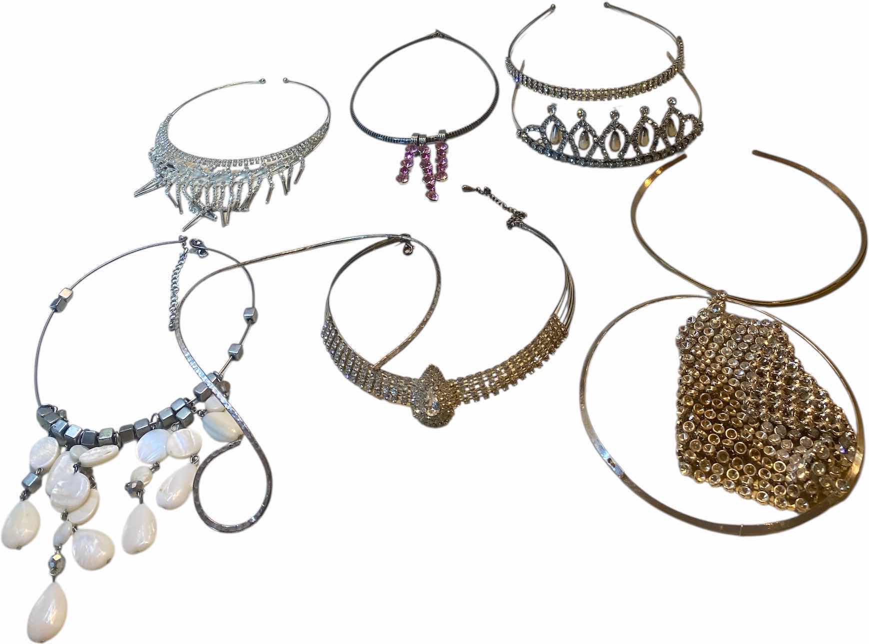 Photo 1 of 7 - CHOKERS & 2 HEADBANDS FASHION JEWELRY