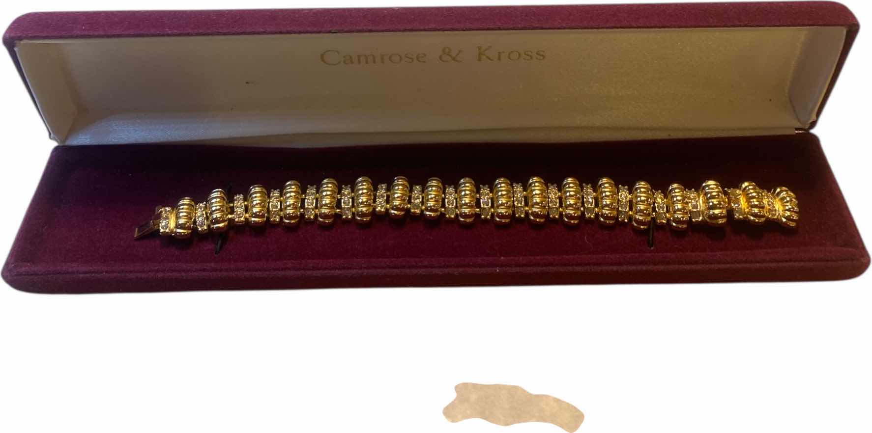 Photo 1 of CAMROSE & KROSS RENDERING OF JACQUELINE BOUVIER KENNEDY FASHION ACCESSORY BRACELET