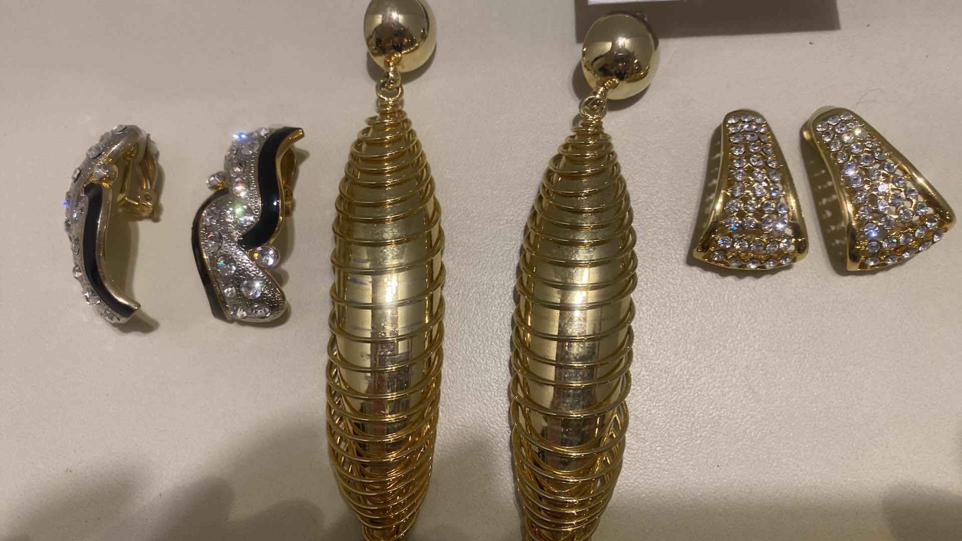 Photo 1 of 3 - CLIP EARRINGS, 1 PIERCED & HAIR COMB