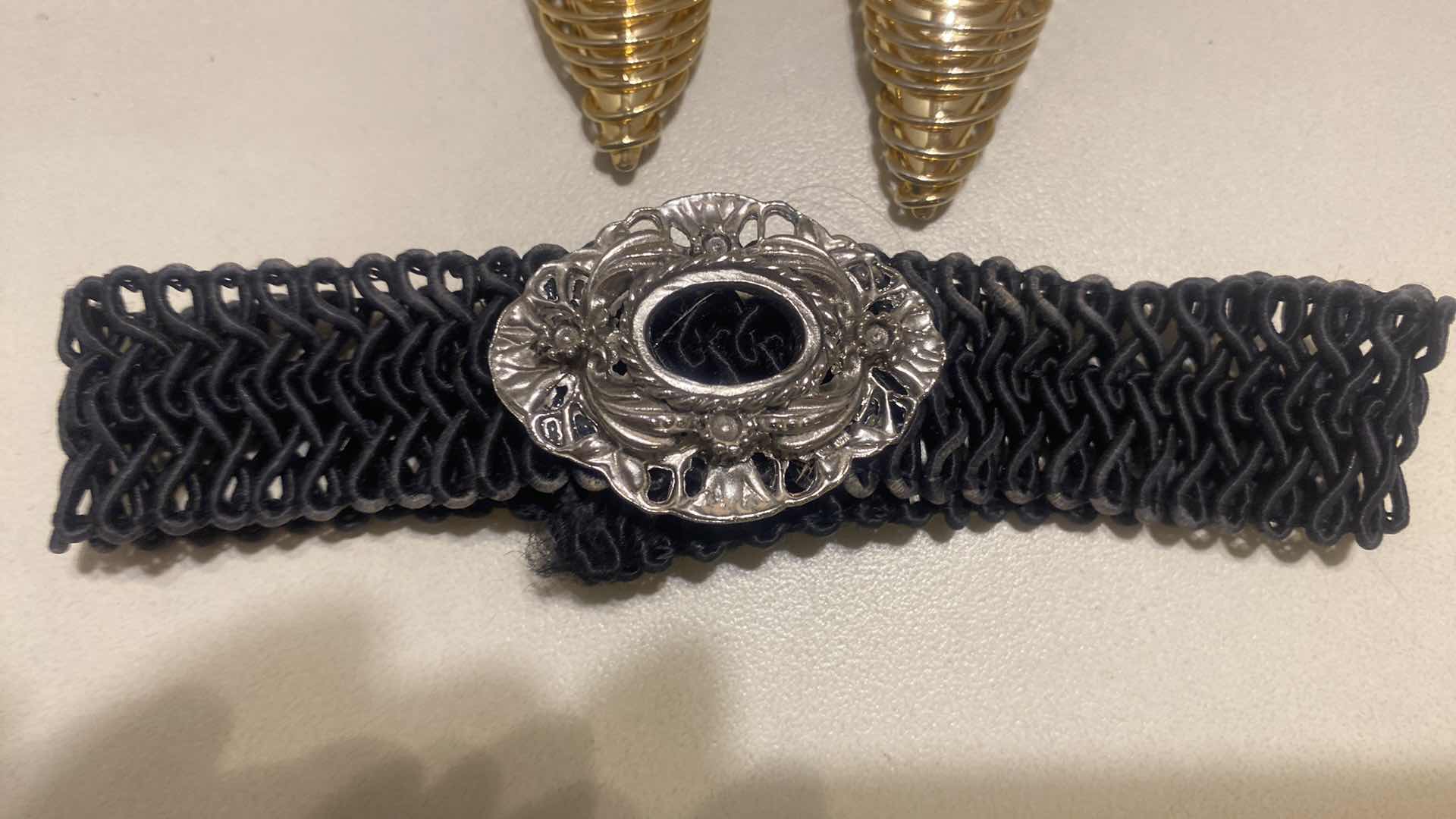 Photo 1 of 3 - CLIP EARRINGS, 1 PIERCED & HAIR COMB