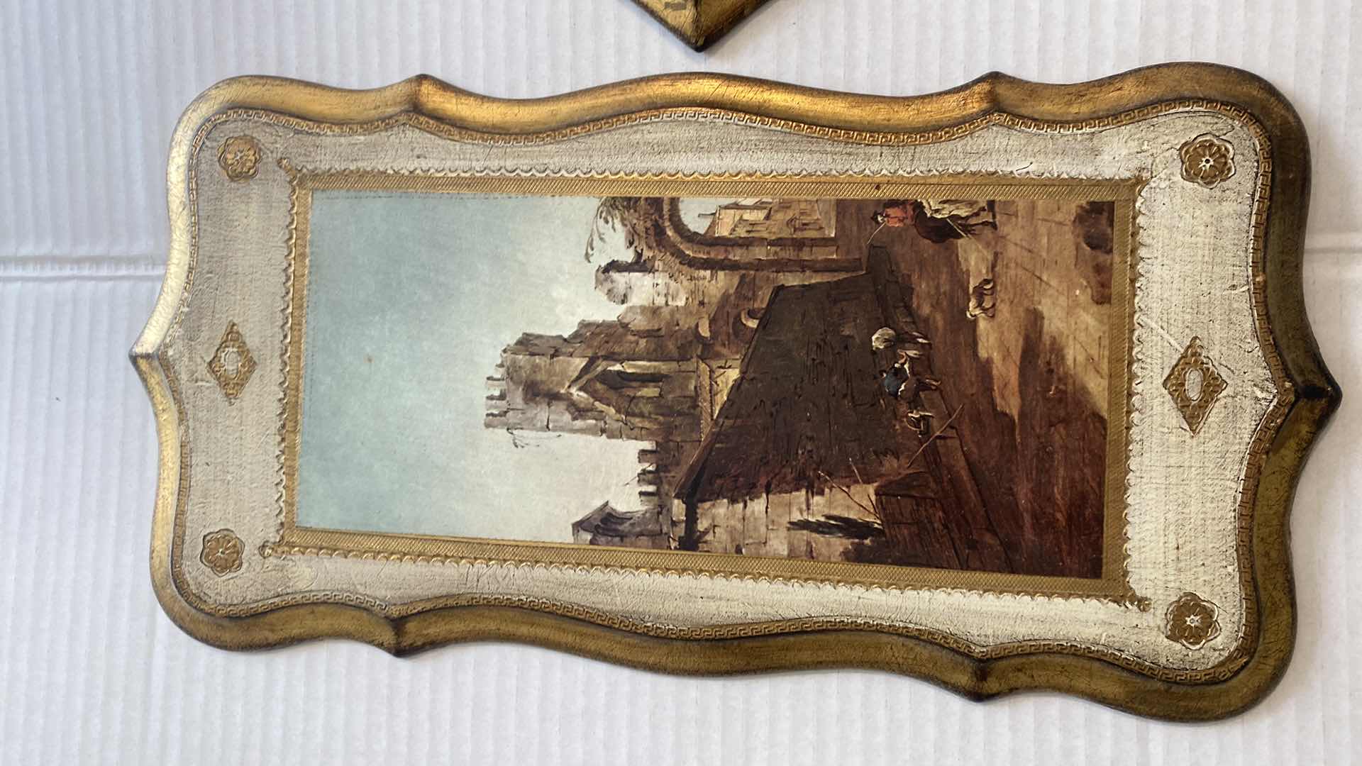 Photo 1 of 4 - WOOD PLAQUES VICTORIAN ARTWORK LARGEST 8” x 16”