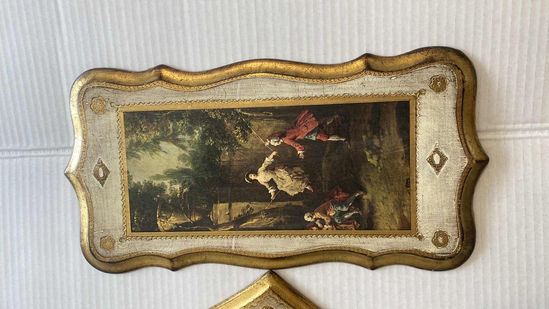 Photo 1 of 4 - WOOD PLAQUES VICTORIAN ARTWORK LARGEST 8” x 16”