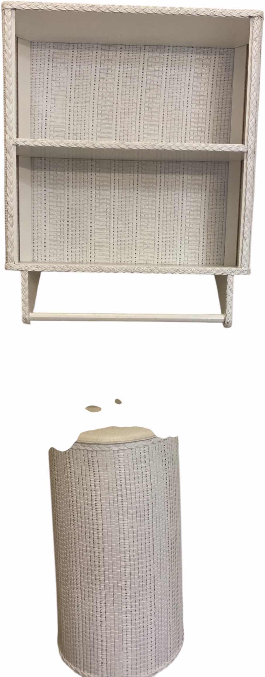 Photo 1 of 2 - WICKER STORAGE HAMPER H19”