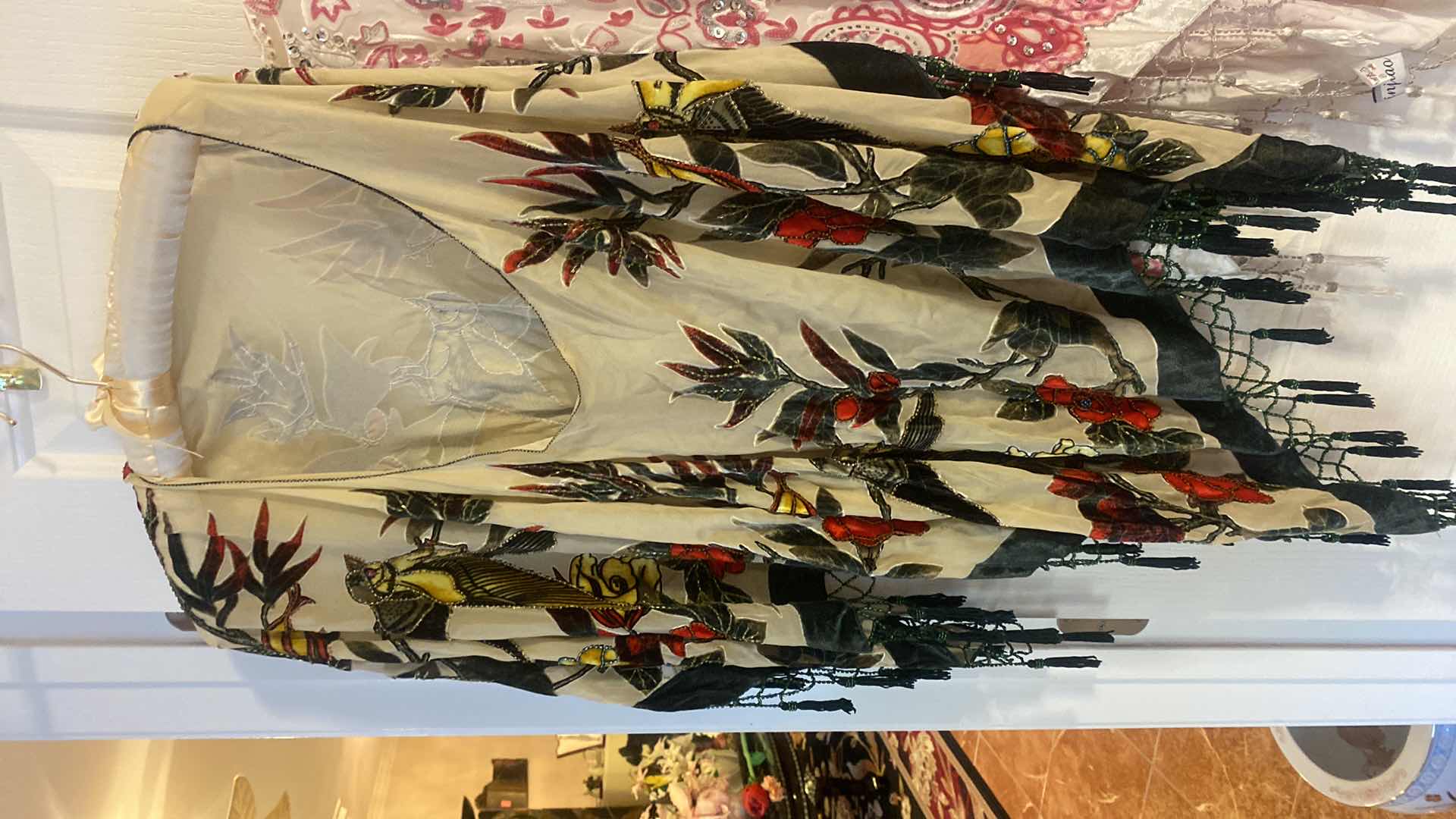 Photo 1 of 2 - WOMENS SIZE L/XL EMBELLISHED PONCHOS