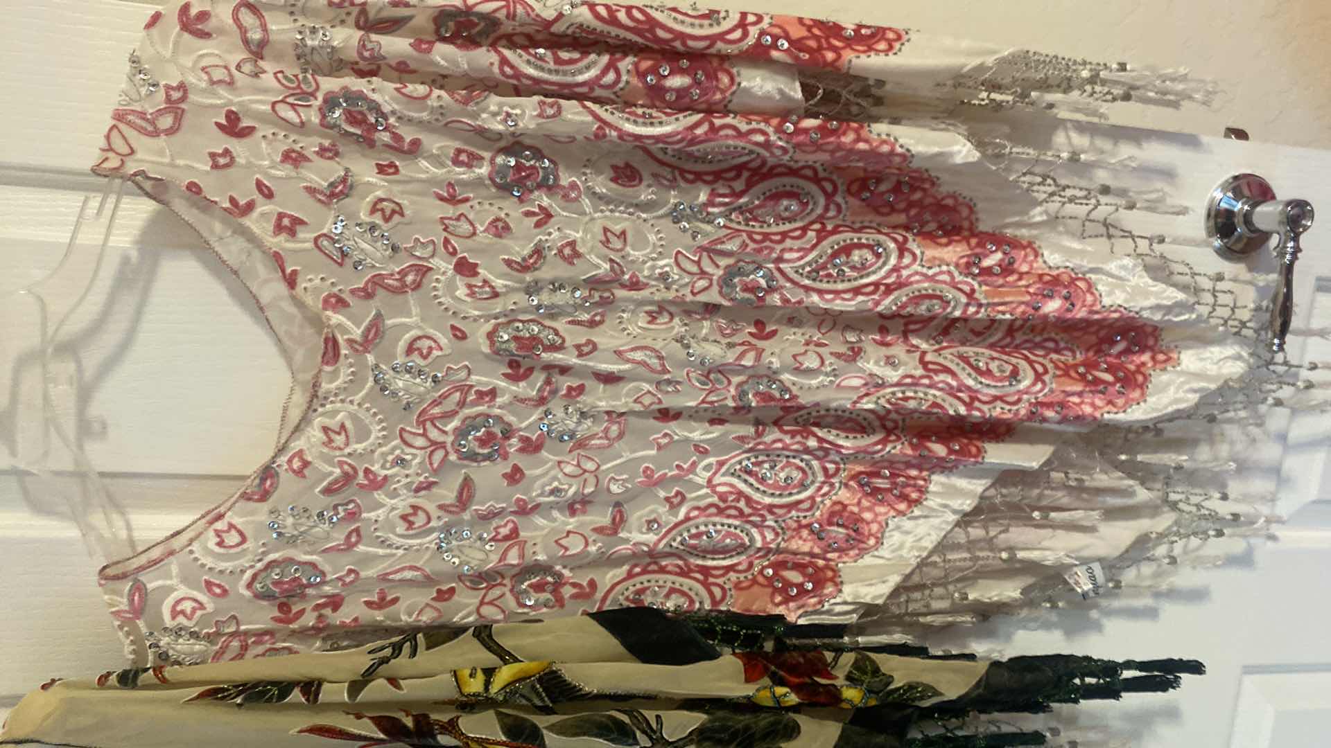 Photo 1 of 2 - WOMENS SIZE L/XL EMBELLISHED PONCHOS