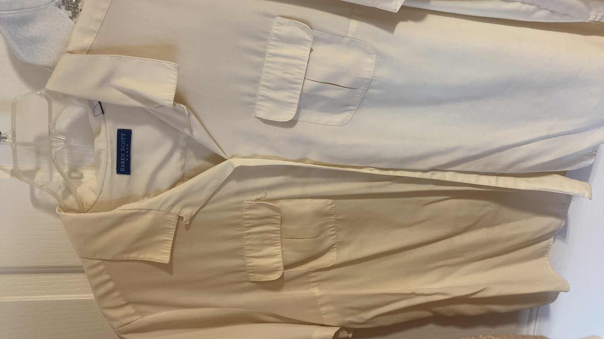 Photo 1 of 4 - WOMENS SIZE XL SWEATER JACKET & 2 TOPS