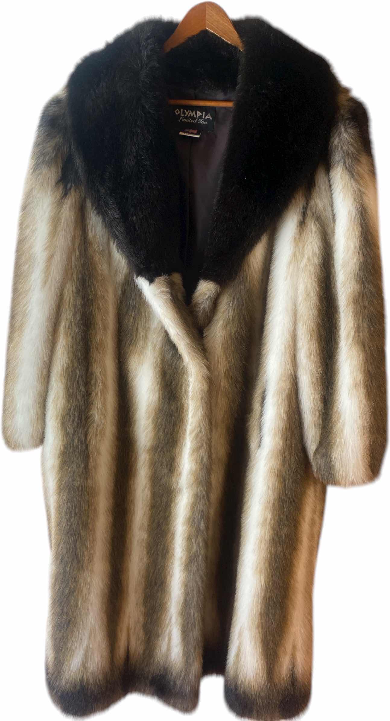 Photo 1 of WOMENS SIZE XL OLYMPIA FAUX FUR COAT
