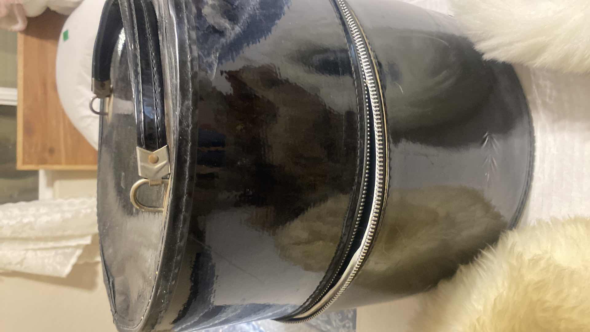 Photo 1 of 3 FUR COLLARS, SHEEPSKIN HAT & FAUX HAT WITH HAT BOX