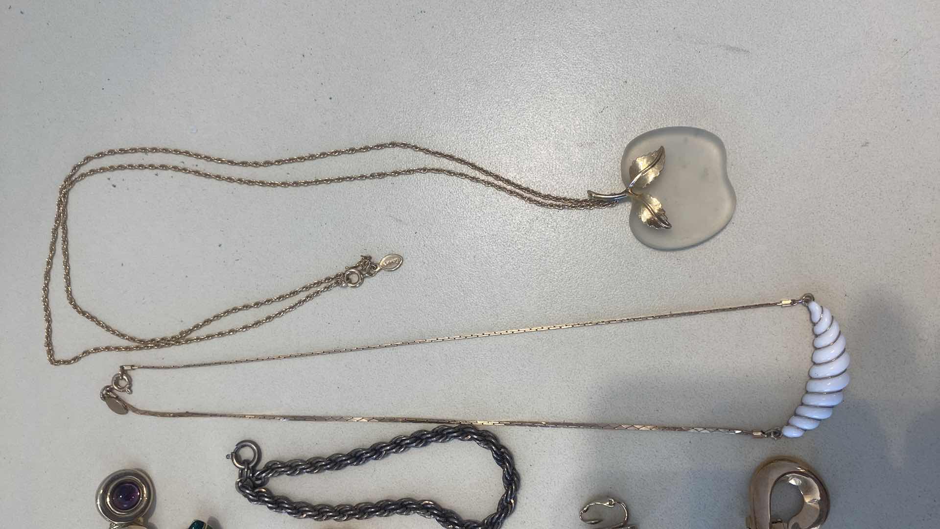 Photo 1 of 8 - FASHION JEWELRY-4 EARRINGS 2 NECKLACES 2 BRACELETS