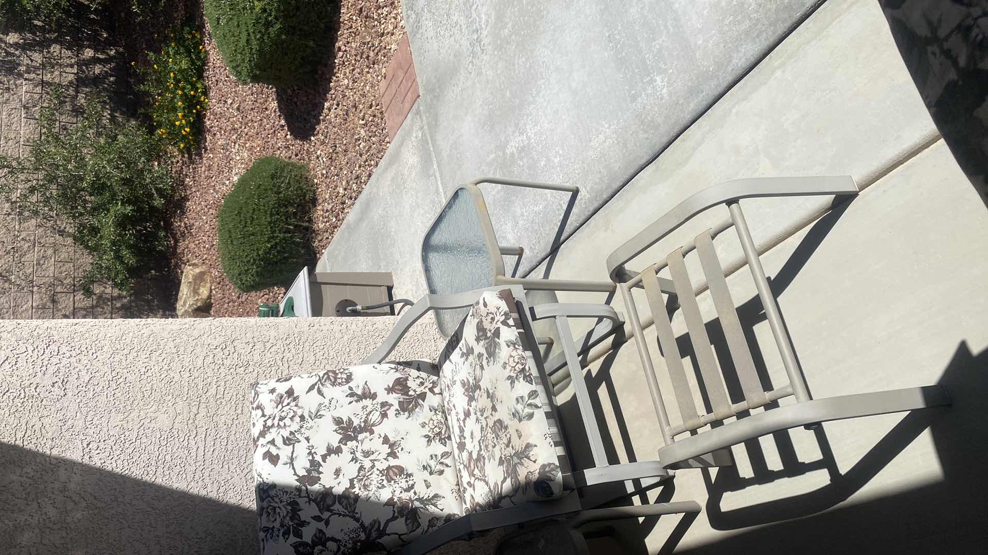 Photo 1 of 7 PIECE PATIO SET 2 CHAIRS OTTOMANS & 3 TABLES