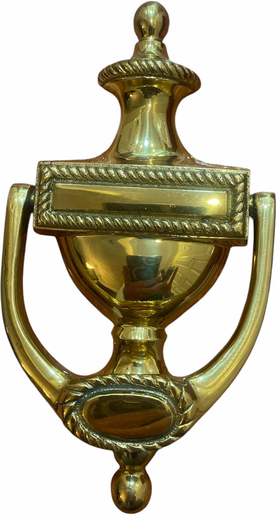 Photo 1 of BRASS DOOR KNOCKER  H5”