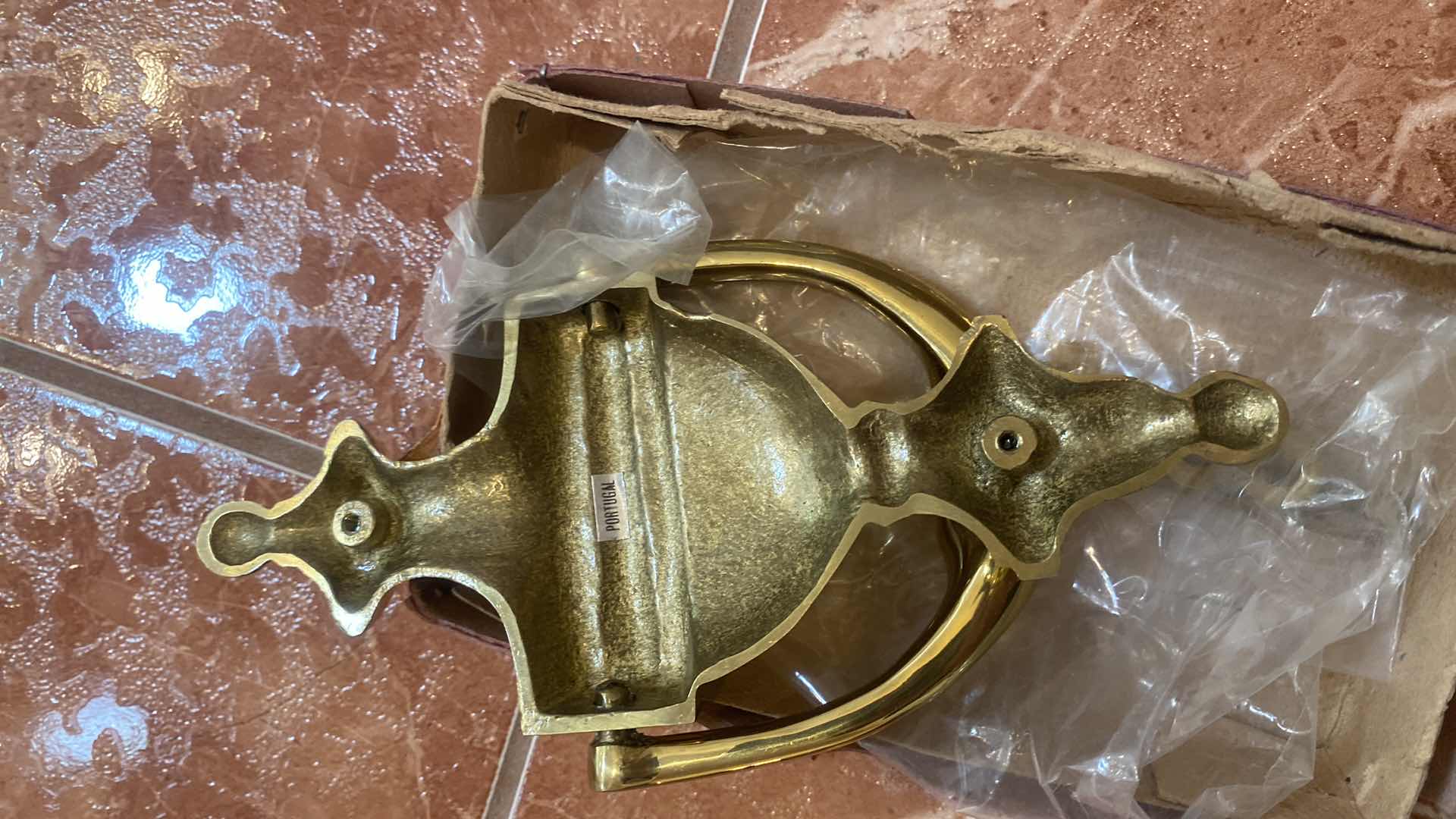 Photo 1 of BRASS DOOR KNOCKER  H5”