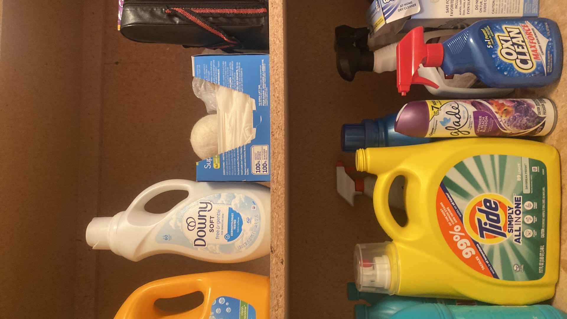 Photo 1 of CONTENTS OF CABINET - CLEANING SUPPLIES