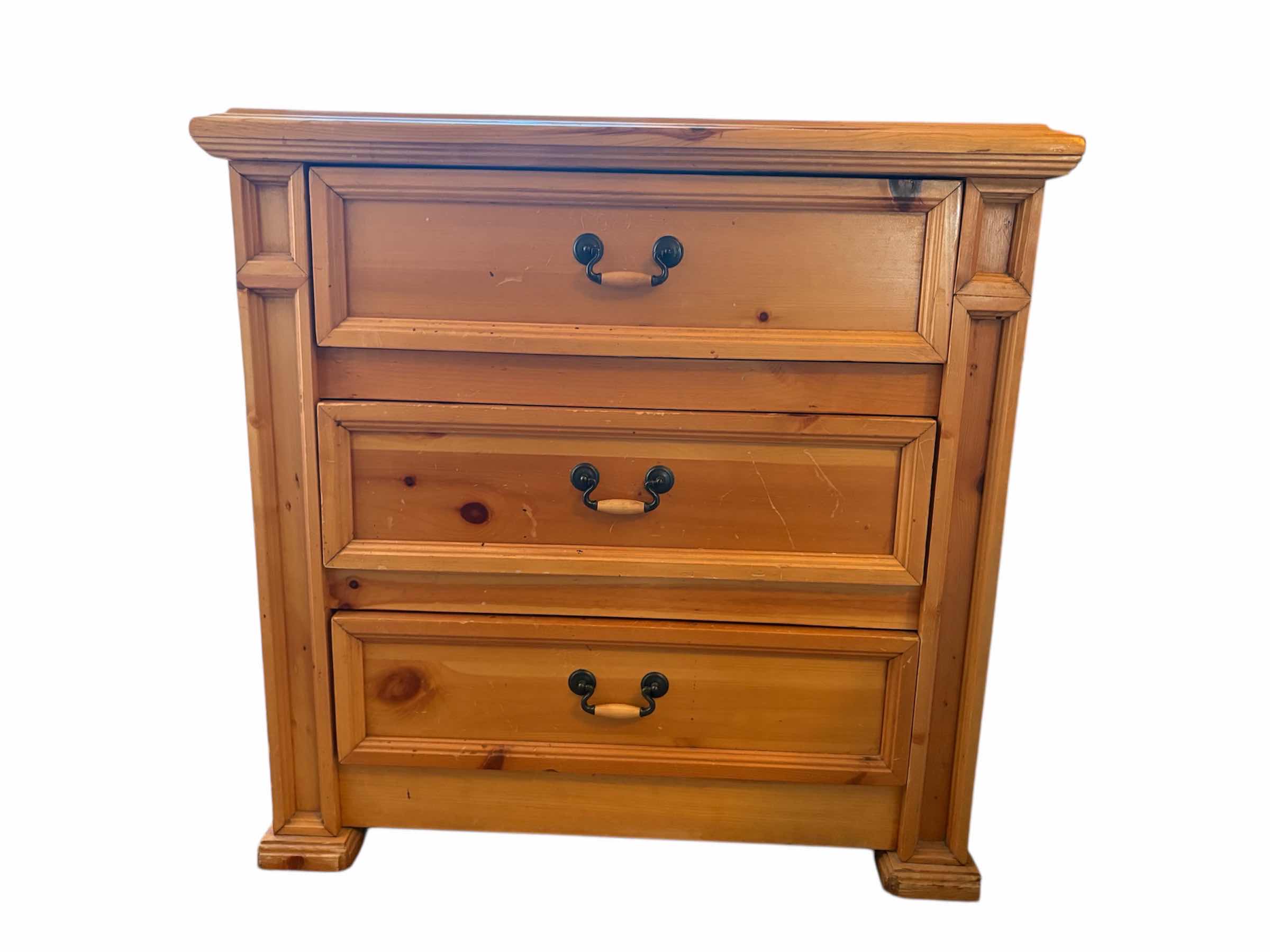 Photo 1 of (2) PCS KNOTTY PINE NIGHTSTAND 18”X34” H33”