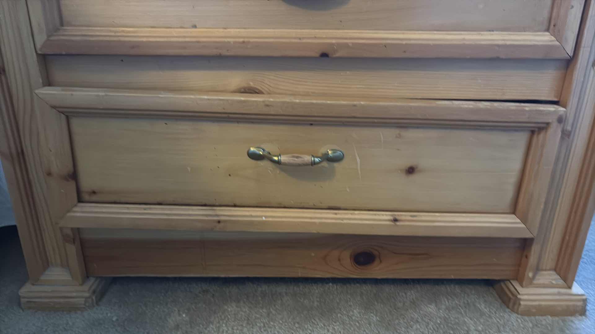 Photo 1 of (2) PCS KNOTTY PINE NIGHTSTAND 18”X34” H33”