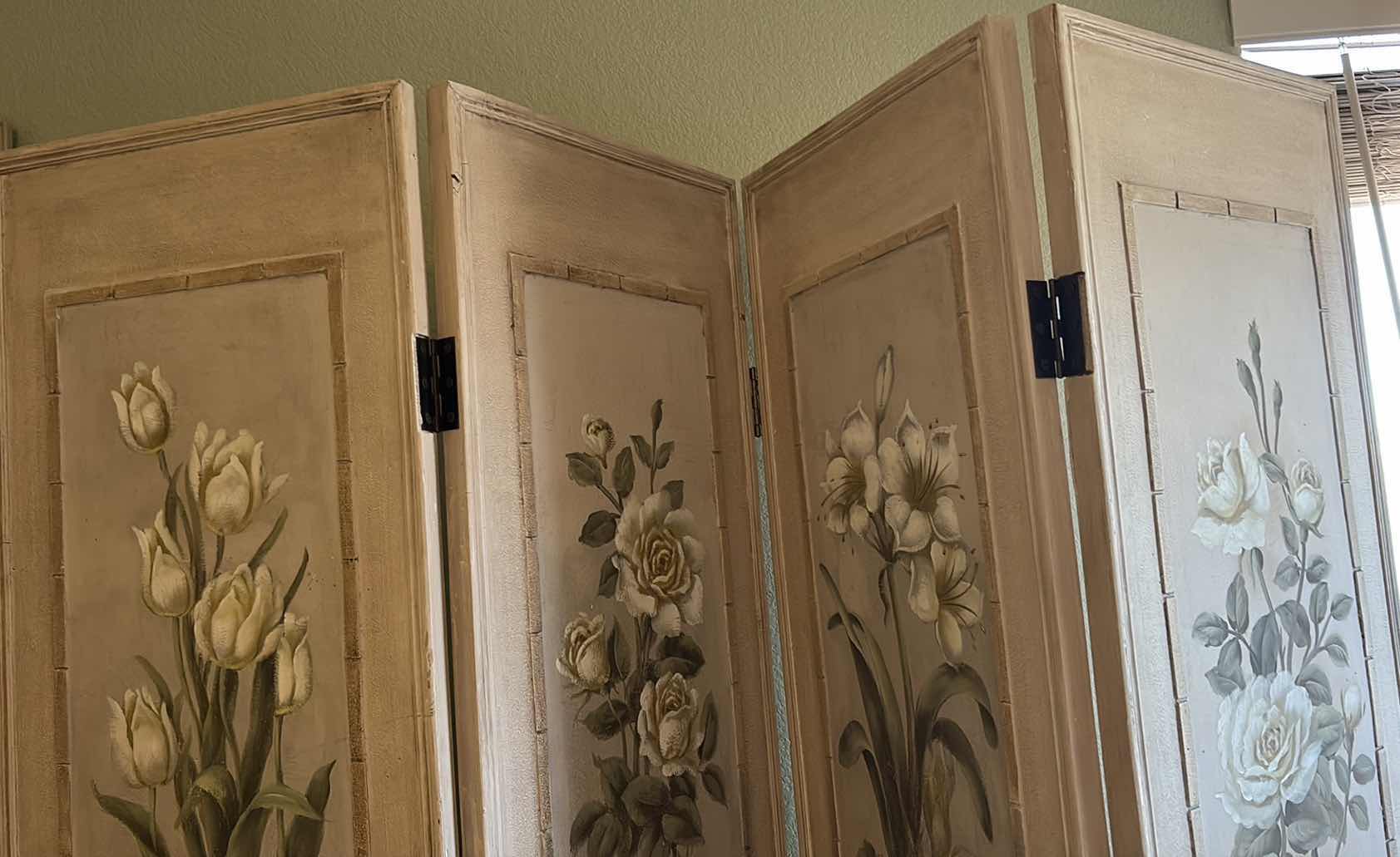 Photo 1 of 4 PANEL FLOWER ROOM DIVIDER 64” H71”