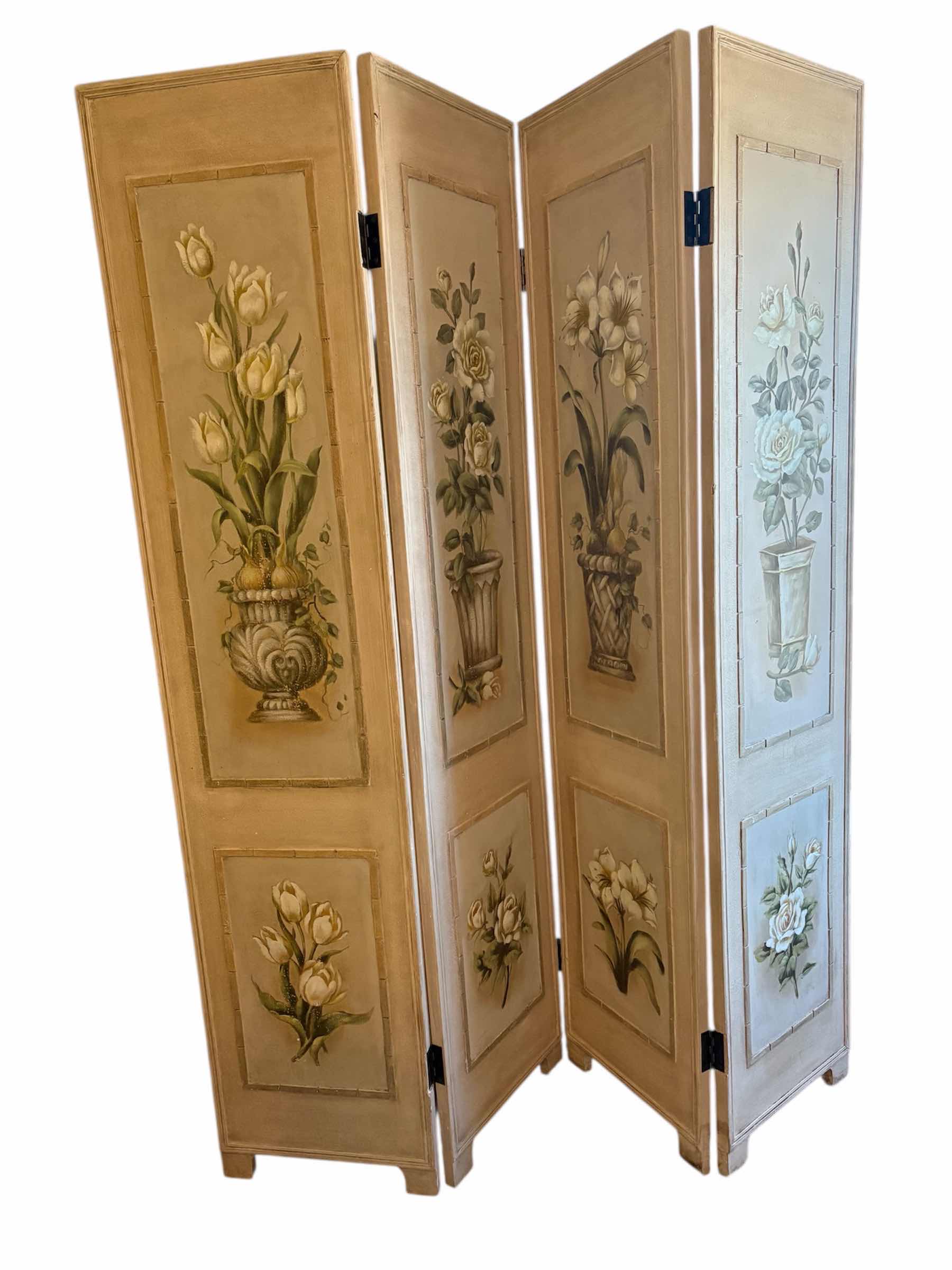 Photo 1 of 4 PANEL FLOWER ROOM DIVIDER 64” H71”