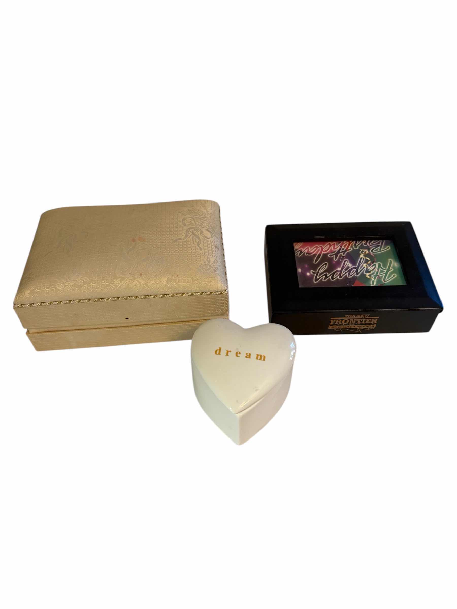 Photo 1 of (3) PCS PRIMARY BEDROOM JEWELRY BOX, INCLUDES JEWELRY