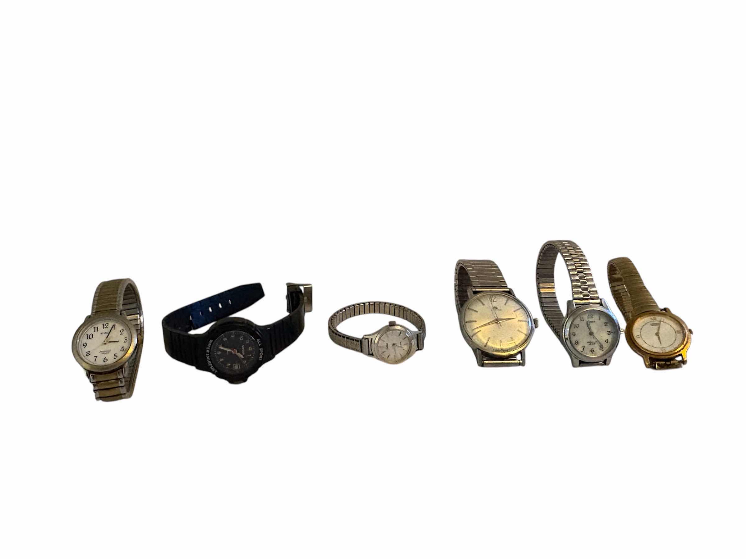 Photo 1 of (6)  WATCHES (MAY NEED BATTERIES)