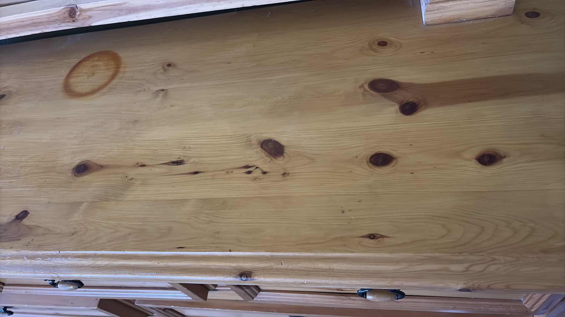 Photo 1 of KNOTTY PINE DRESSER 9-DRAWER 18”X63”XH43” INCLUDES MIRROR