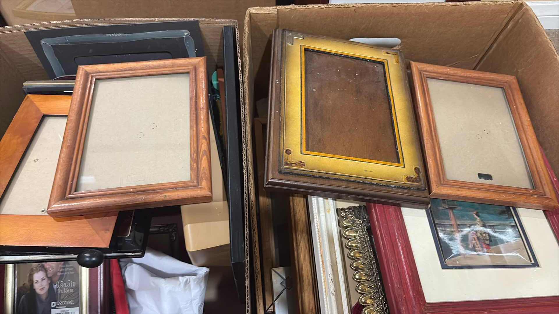 Photo 1 of CONTENTS OF 2 BOXES- FRAMES