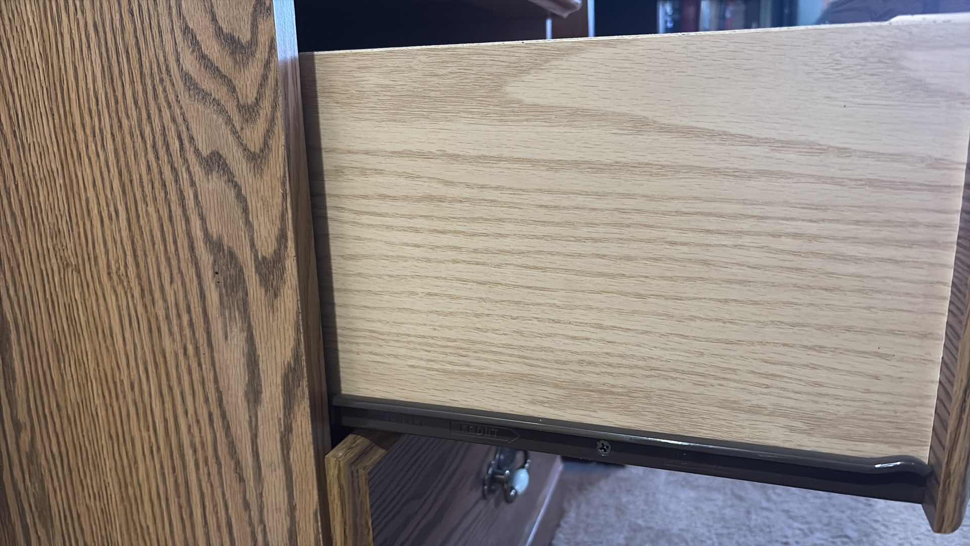 Photo 1 of SAUDER OAK FINISH NIGHTSTAND 22”X16 H24”