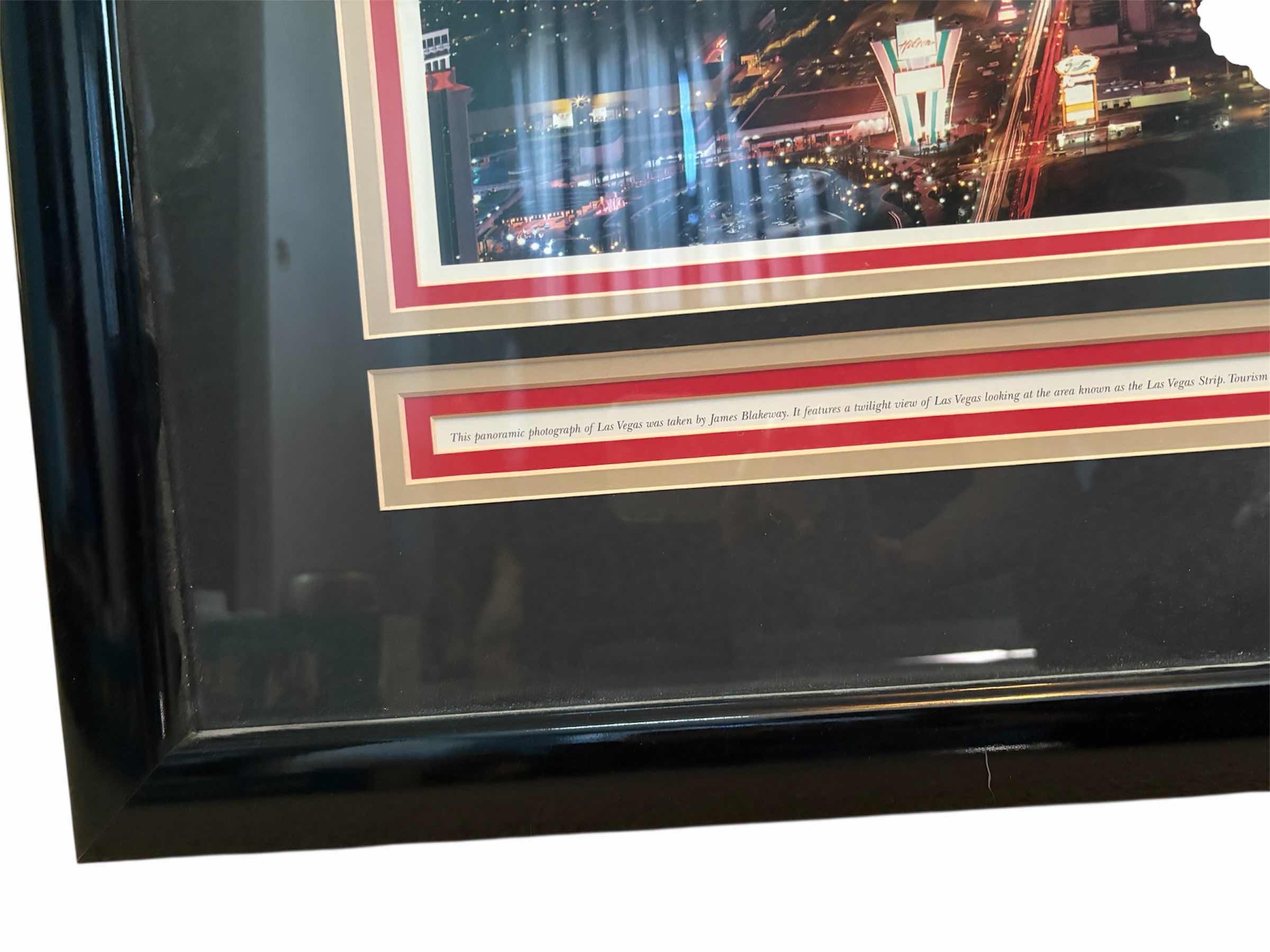 Photo 1 of LAS VEGAS STRIP FRAMED ARTWORK 47”X20”