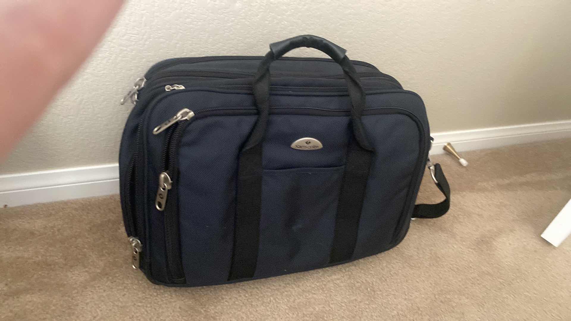 Photo 1 of SAMSONITE LAPTOP BAG, CLOCK & HEART TRINKET BOX