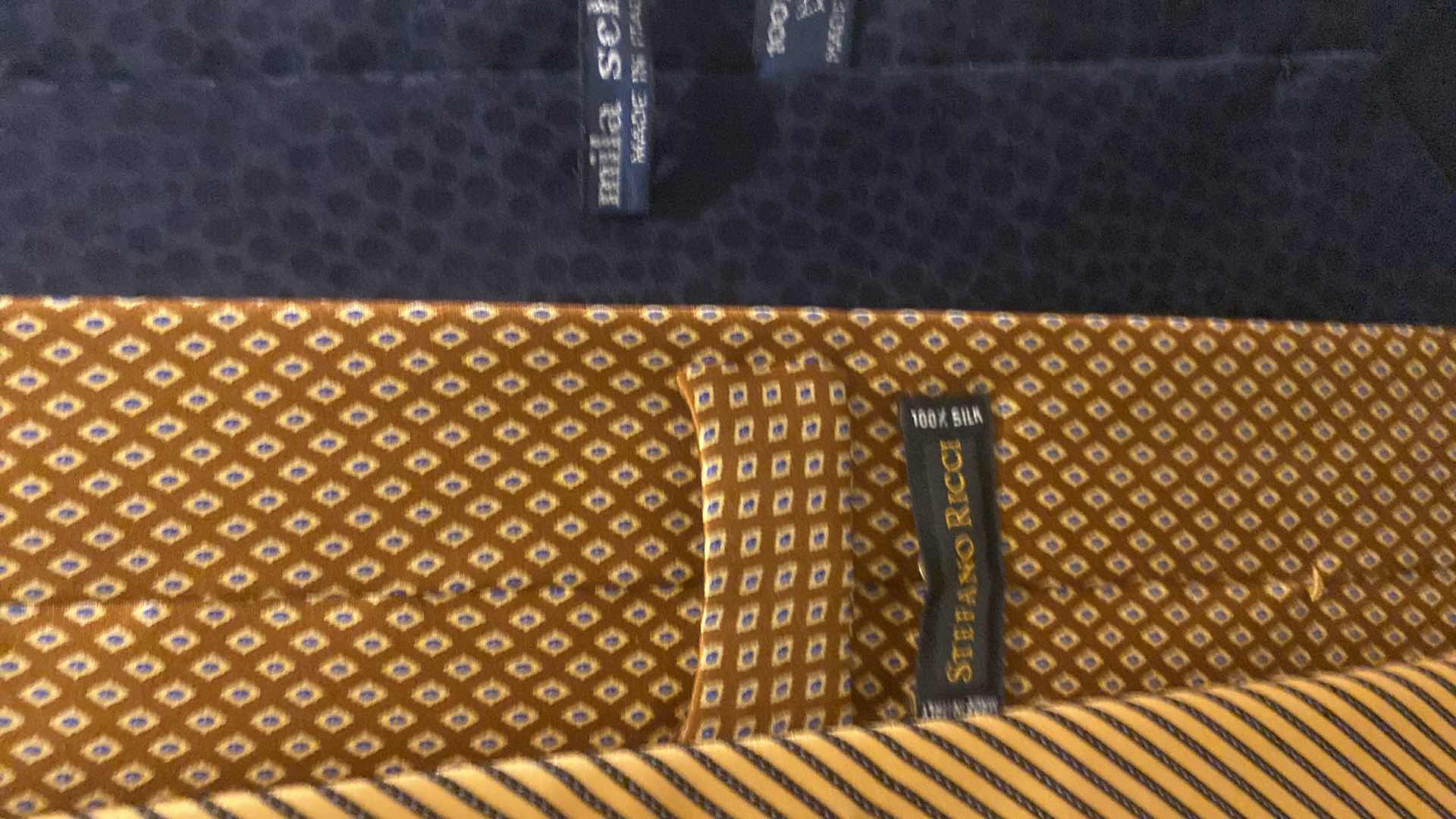 Photo 1 of 12 - STEFANO RICCI, NAPOLEON, ENRICO VENTURI & MORE DESIGNER TIES l,SOME WITH TAGS