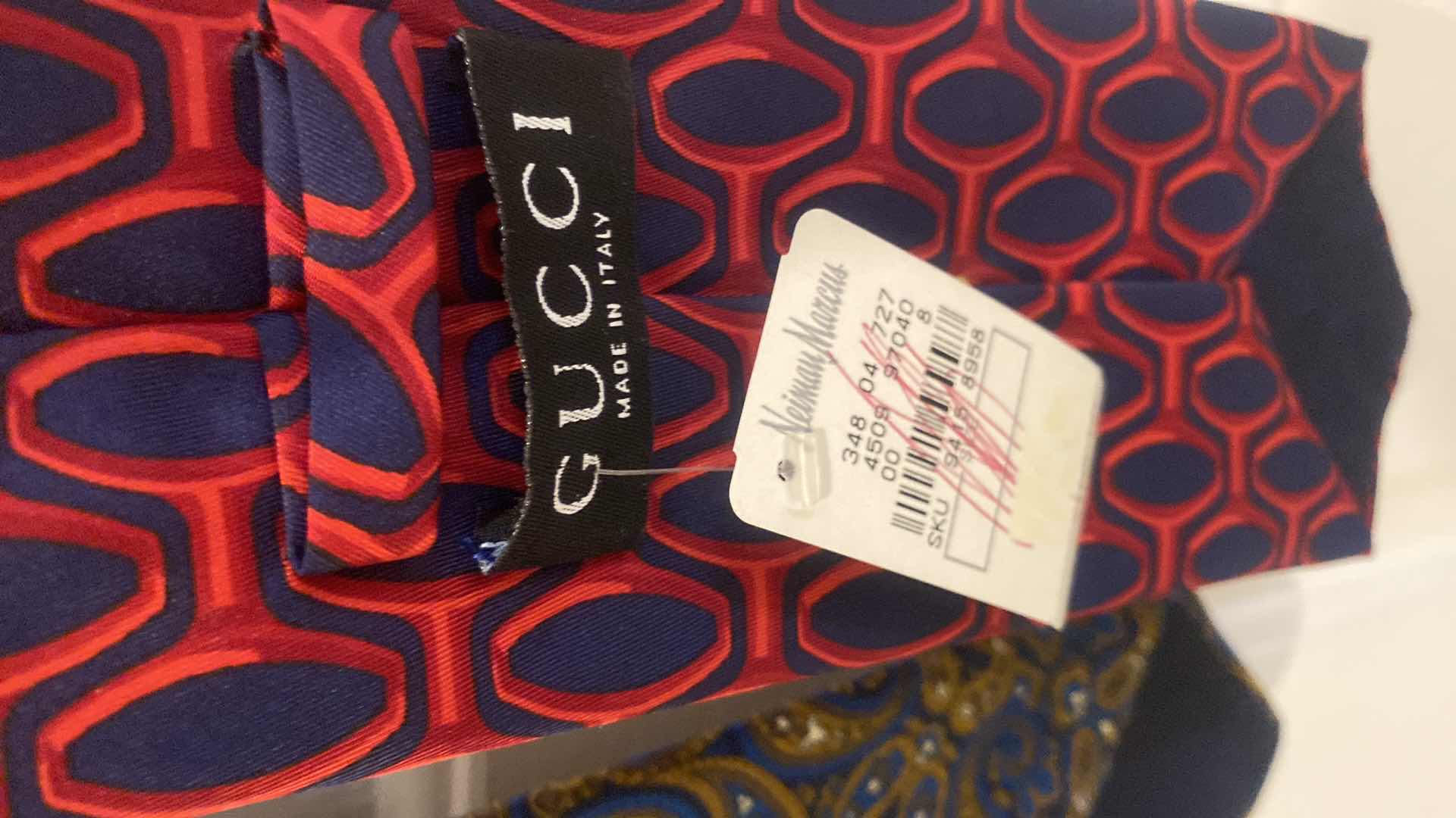 Photo 1 of 4- GUCCI (2) , BRIONI (1) & STEPHANO RICCI DESIGNER TIES