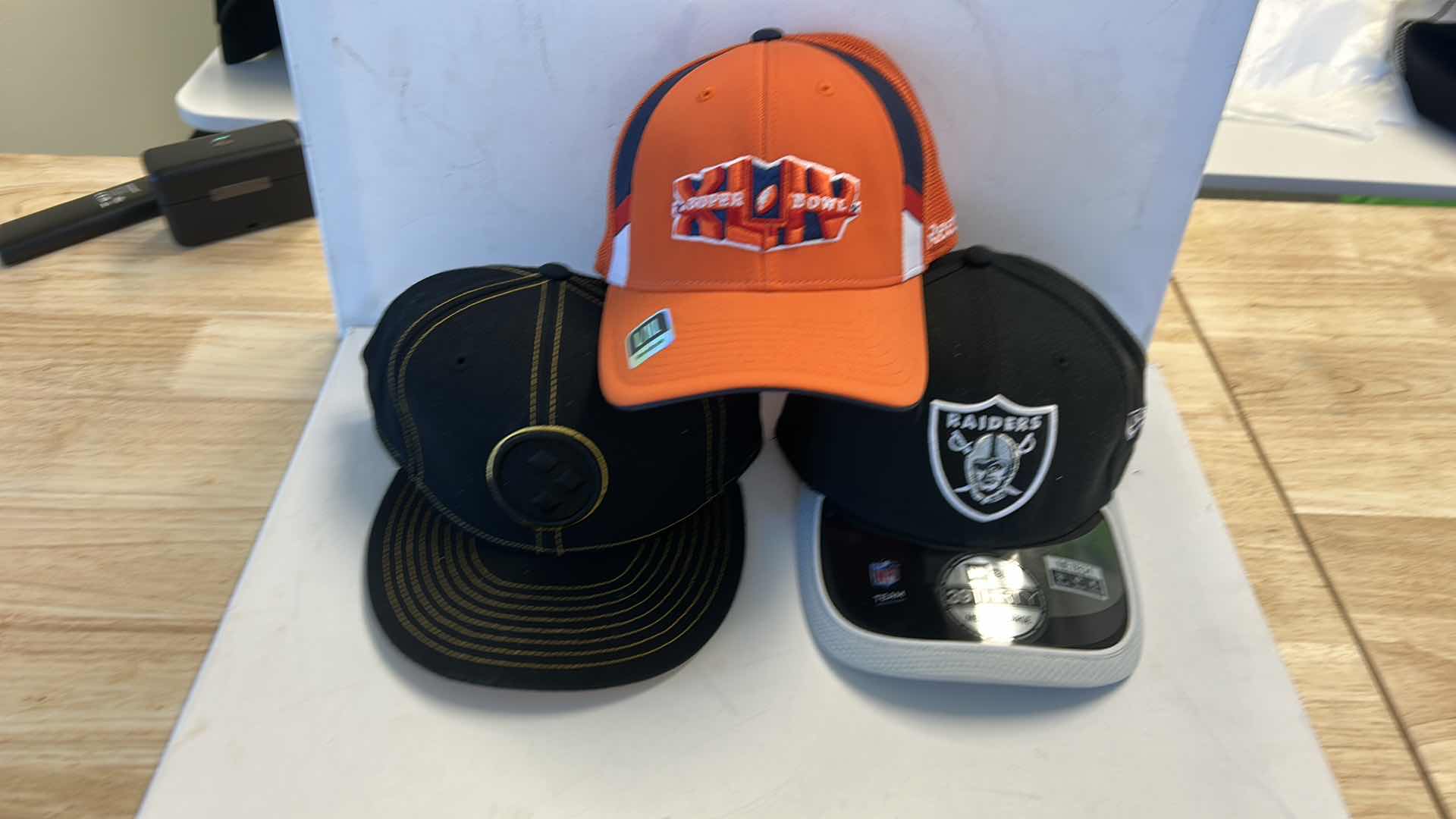 Photo 1 of 3 NEW FOOTBALL CAPS