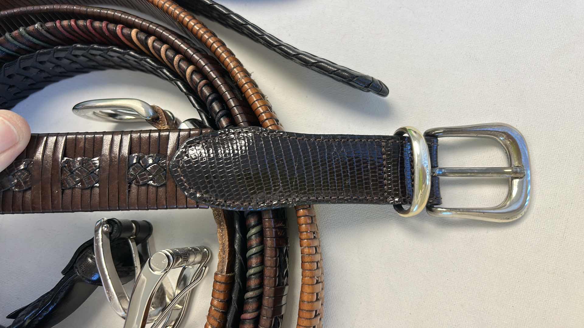 Photo 1 of 4 MENS LEATHER BELTS