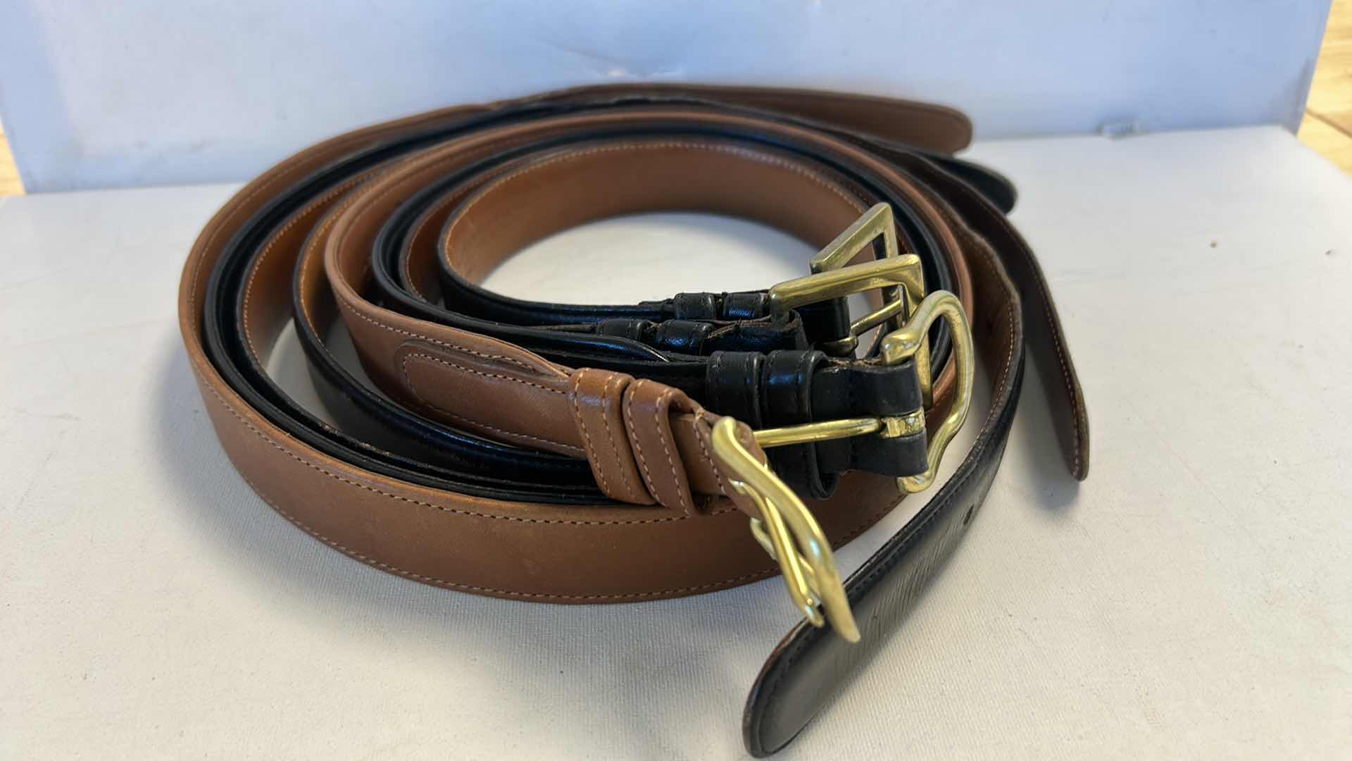 Photo 1 of 4 MENS LEATHER BELTS
