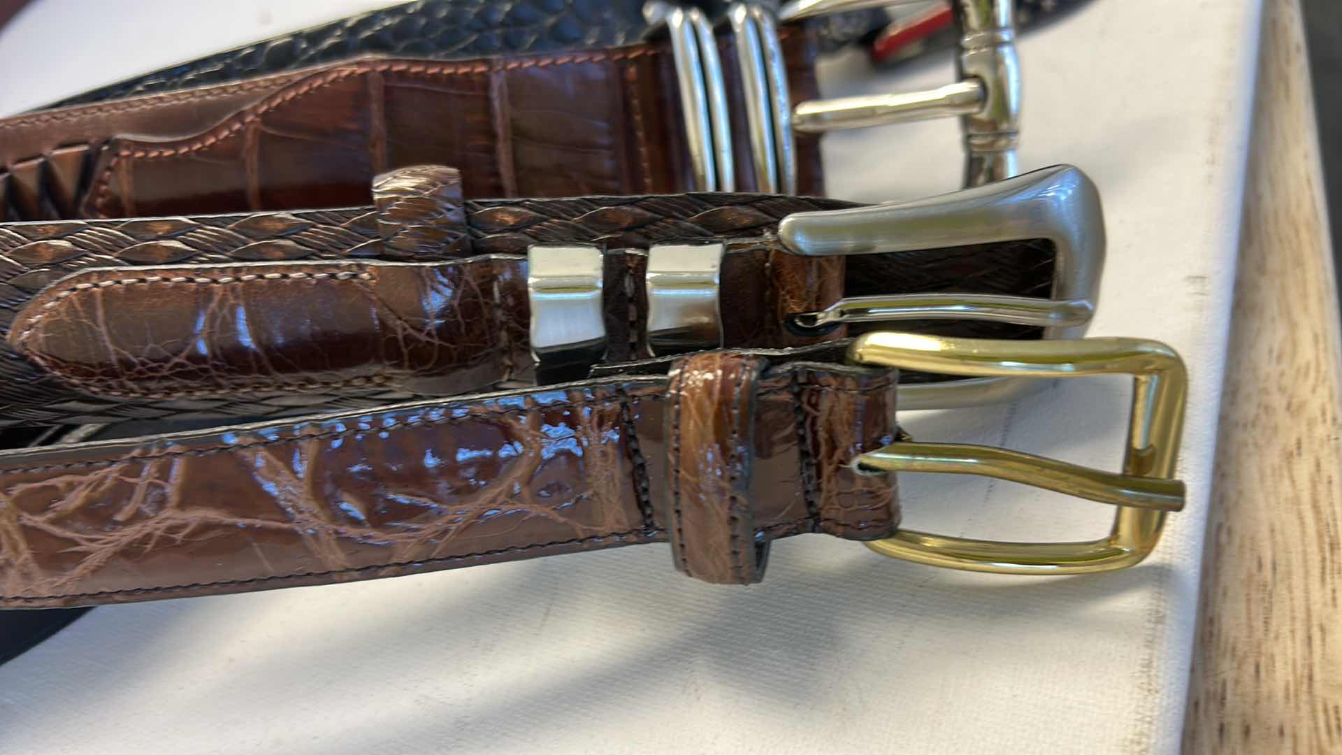 Photo 1 of 5 MENS  LEATHER BELTS