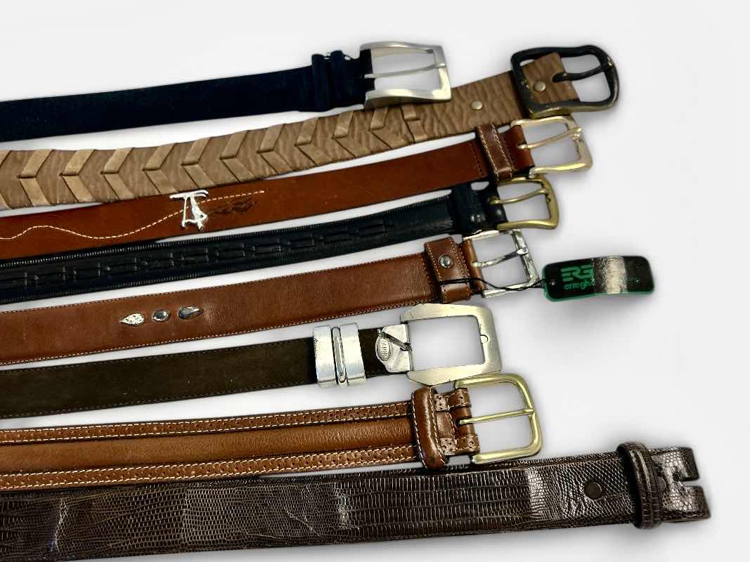 Photo 1 of 8 MENS LEATHER BELTS