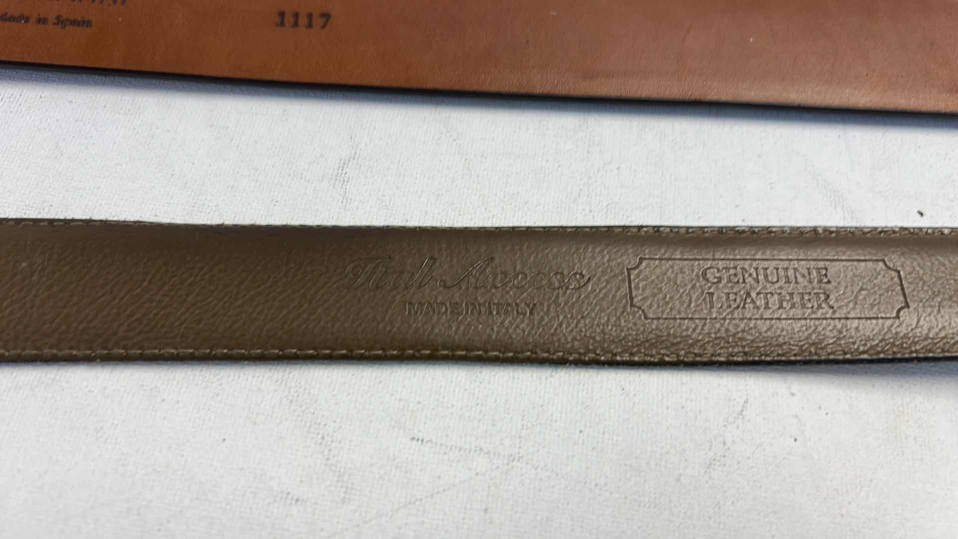 Photo 1 of 3 MENS LEATHER BELTS