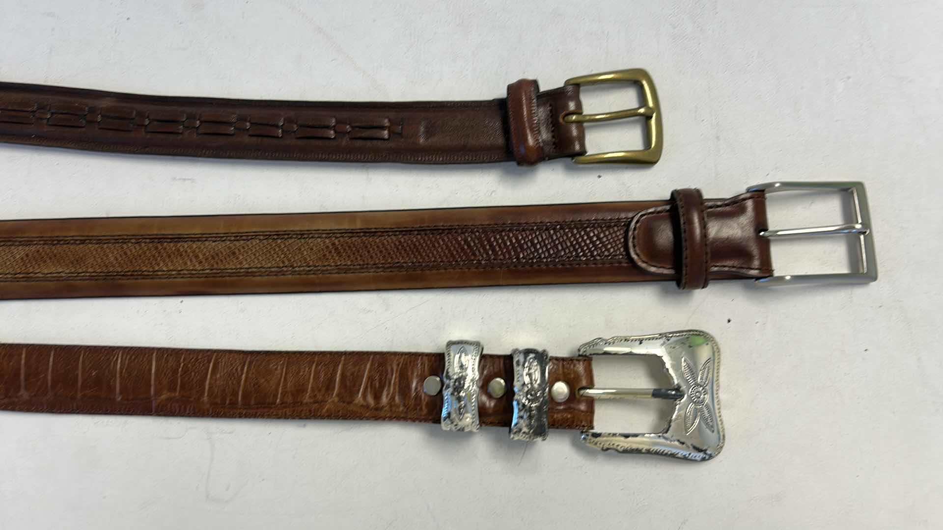 Photo 1 of 3 MENS LEATHER BELTS
