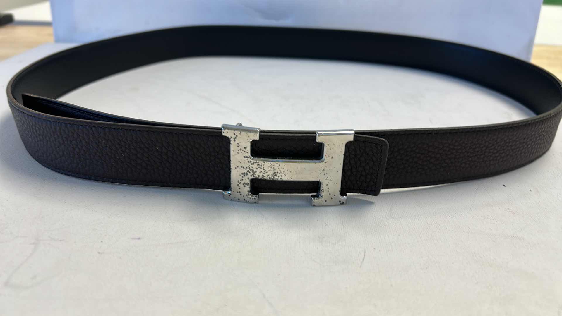 Photo 1 of HERMES BELT & BELT BUCKLE