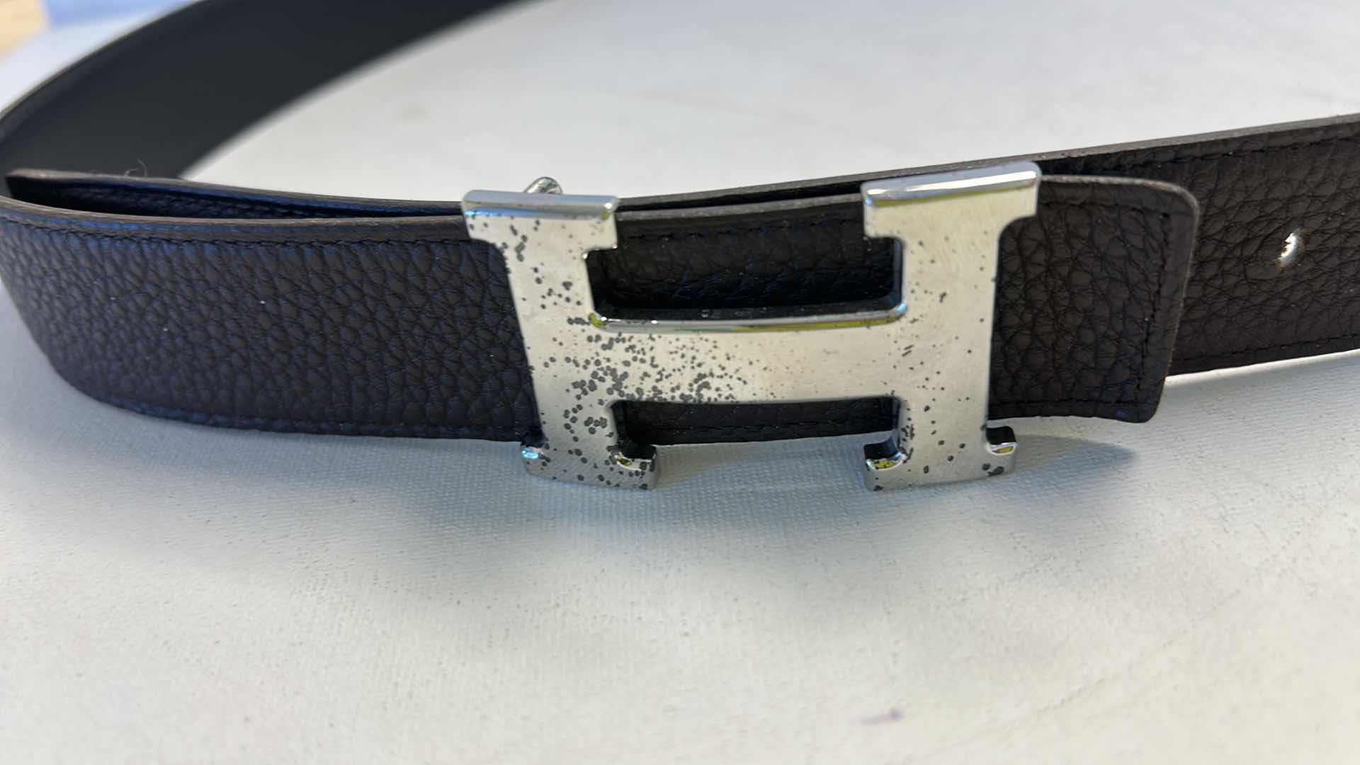 Photo 1 of HERMES BELT & BELT BUCKLE