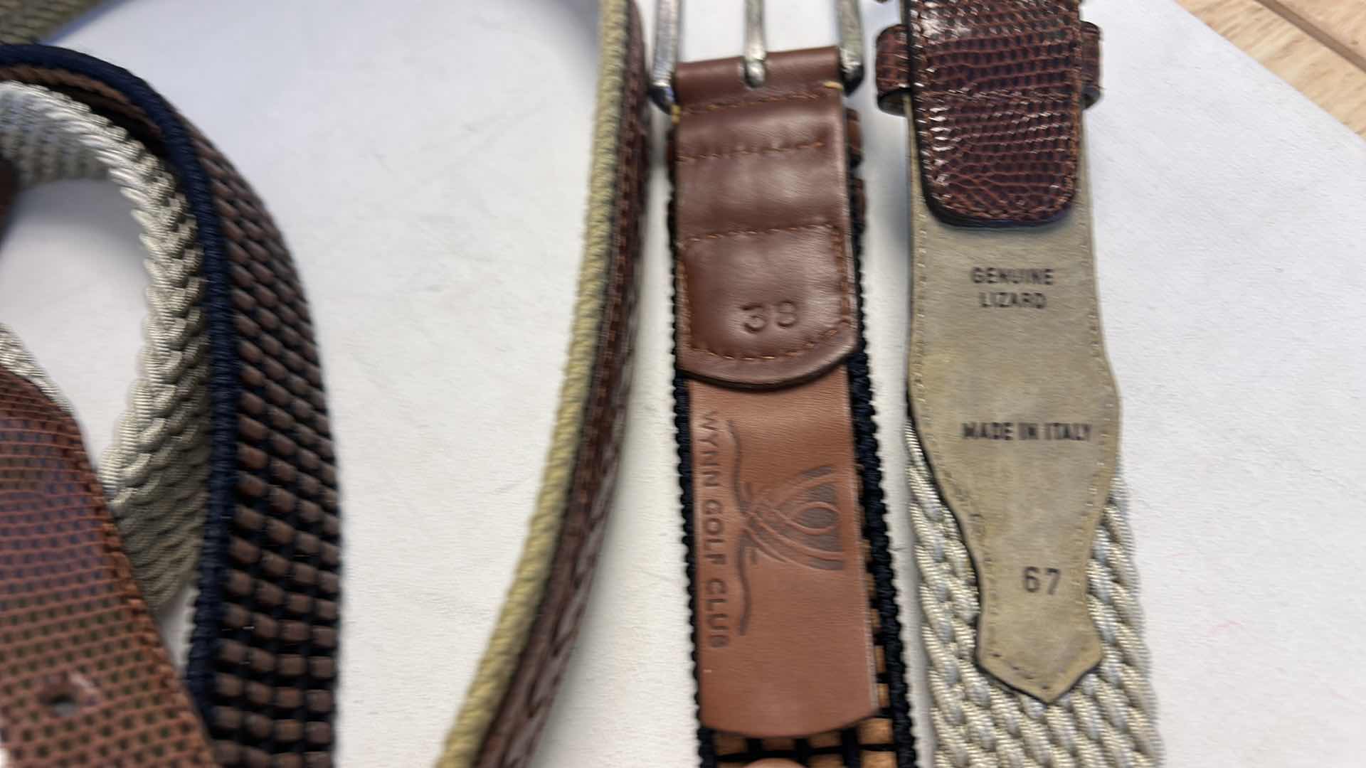 Photo 1 of 3 MENS LEATHER BELTS