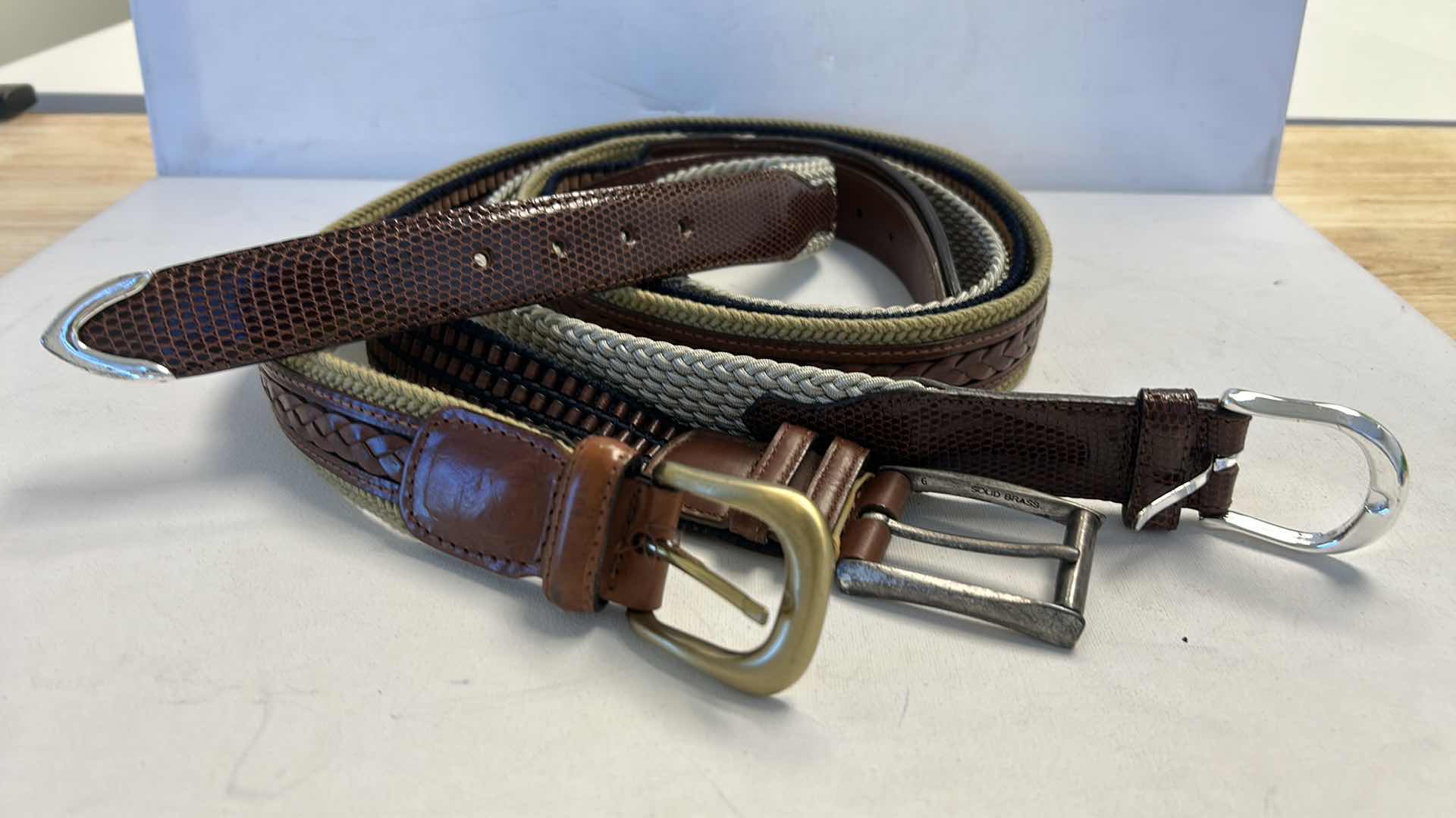 Photo 1 of 3 MENS LEATHER BELTS