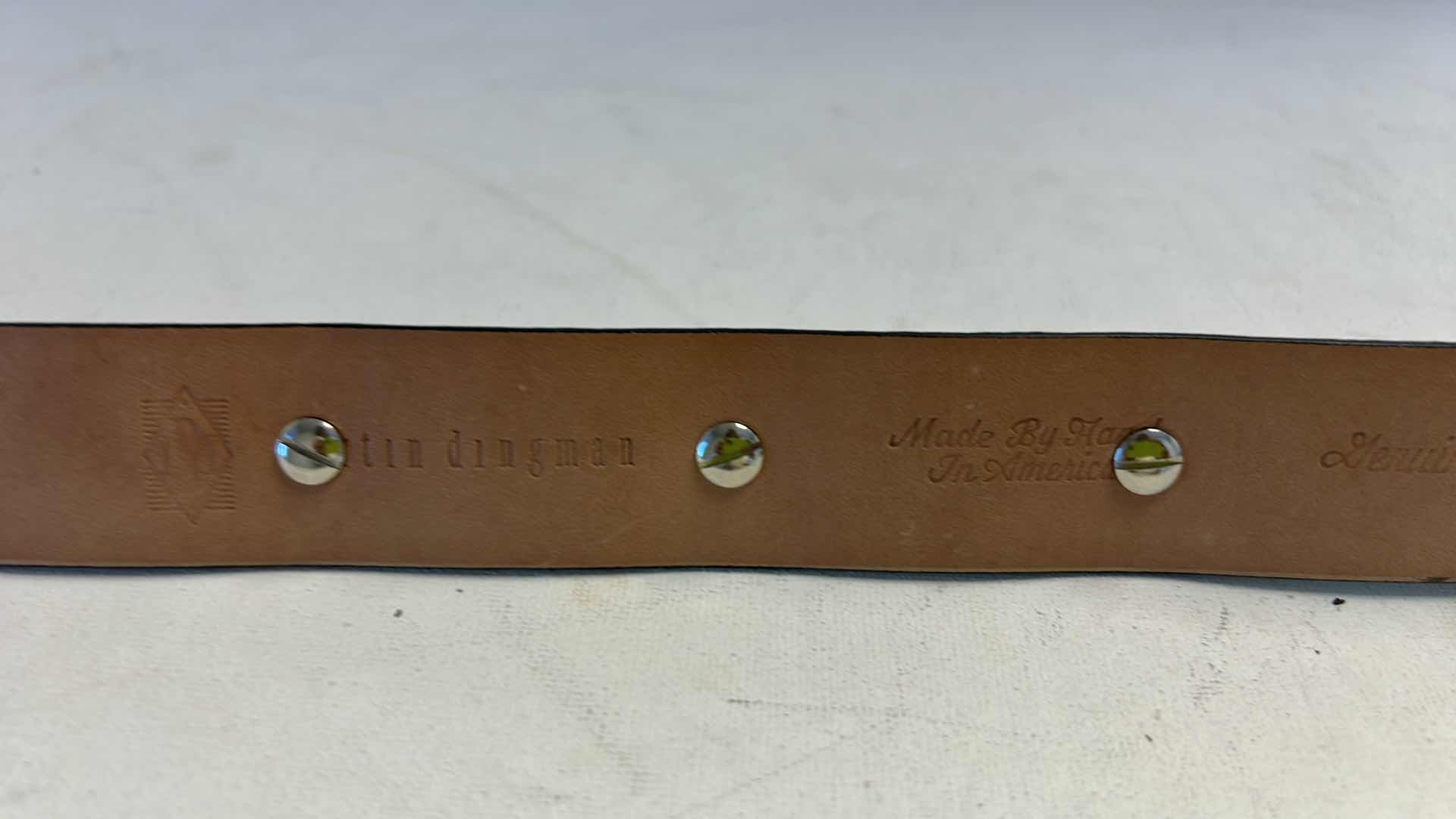 Photo 1 of MENS LEATHER CONCHO BELT