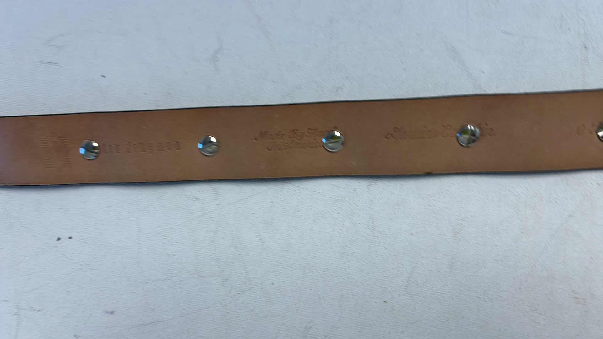 Photo 1 of MENS LEATHER CONCHO BELT