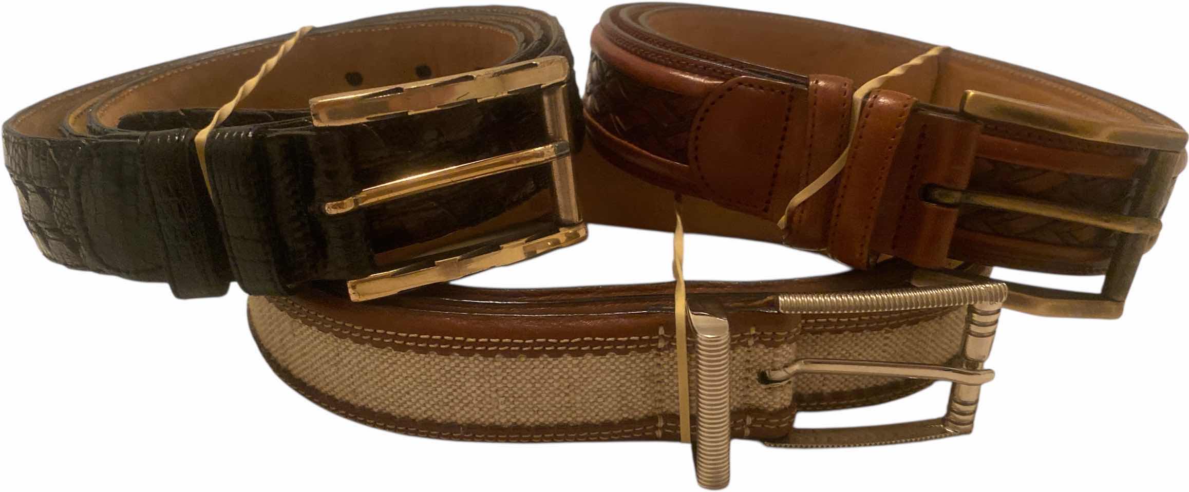Photo 1 of 3 - MEZLAN BELTS MADE IN SPAIN SIZES 38 & 40